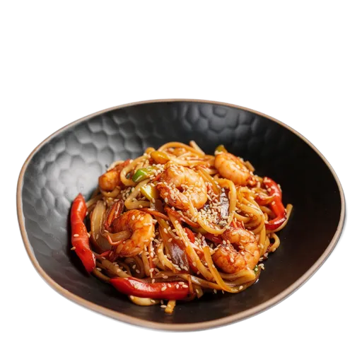 Удон с креветкой