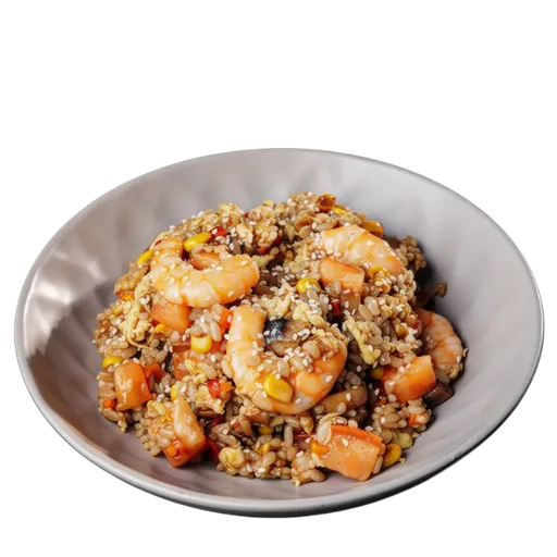 Рис с креветкой