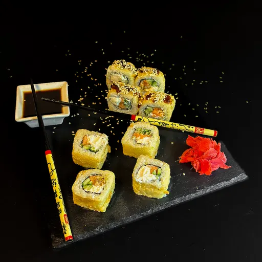 Дары моря с угрем