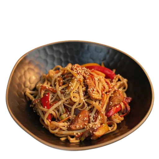 Удон с курицей