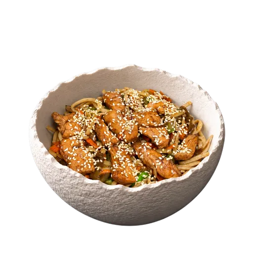 Удон с курицей