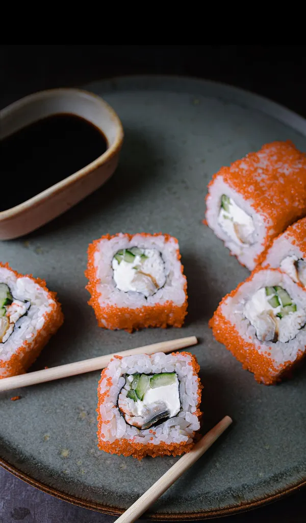 Калифорния с угрем